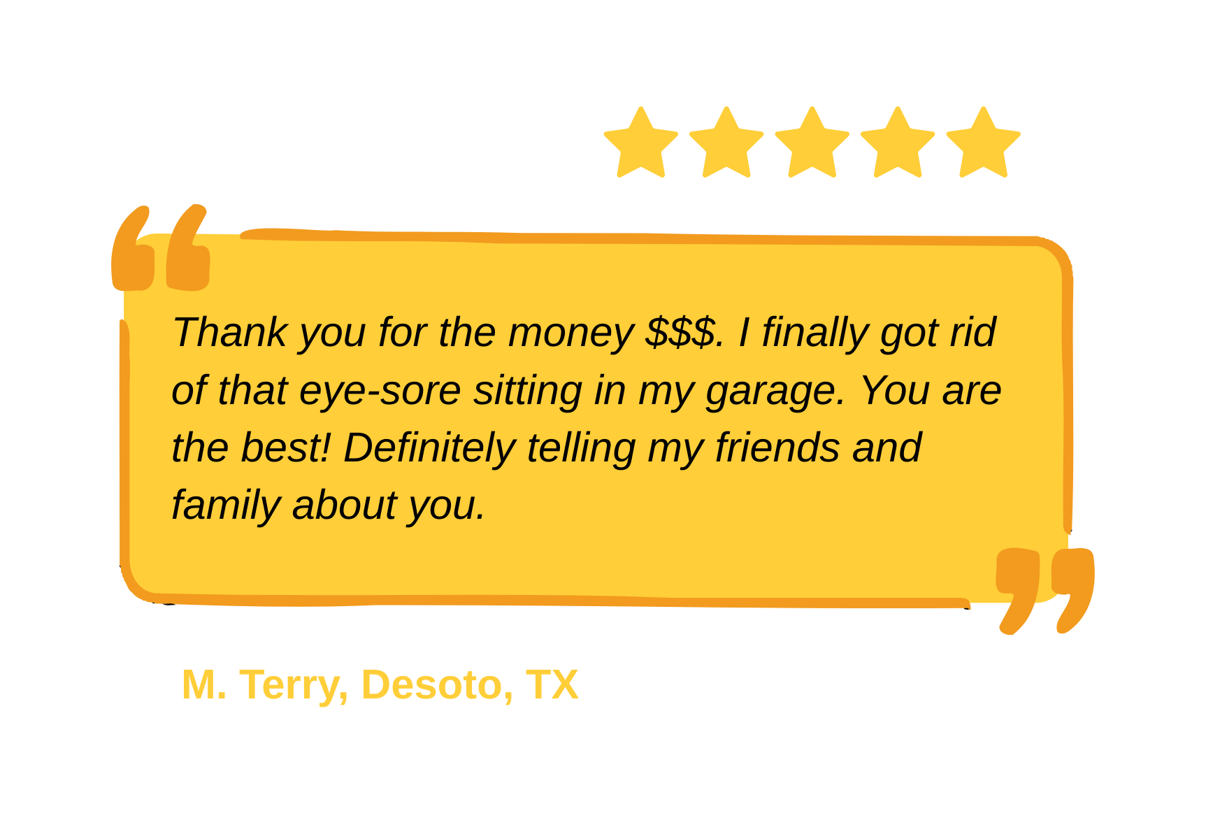 Junk car buyer DFW review